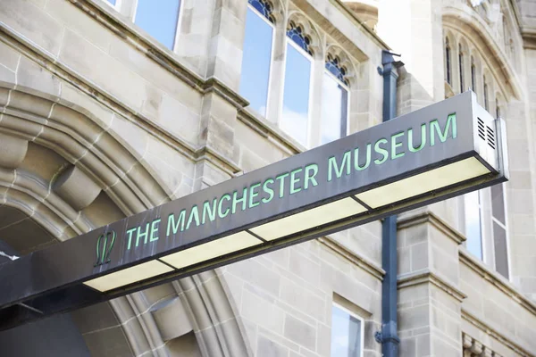 Budynek muzeum Manchester — Zdjęcie stockowe