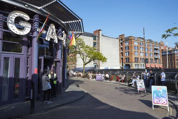 Manchesters Gay Village — Fotografia de Stock