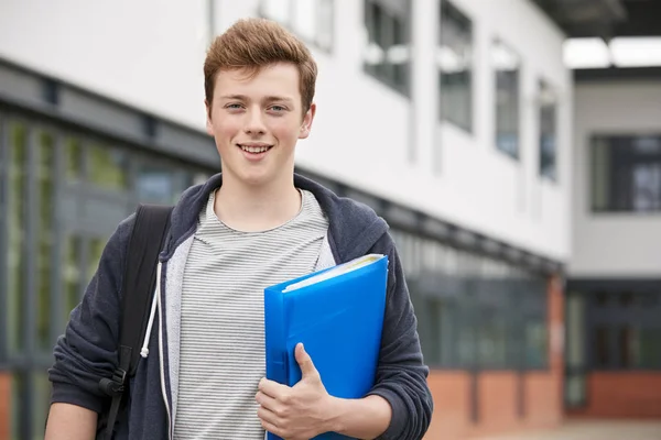 Portrait Of Male Student Standing — Stock Photo, Image