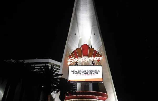 Stratosphere Casino Hotel at night — Stock Photo, Image