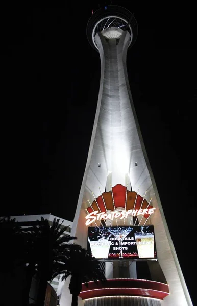 Stratosphere Casino Hotel at night — Stock Photo, Image