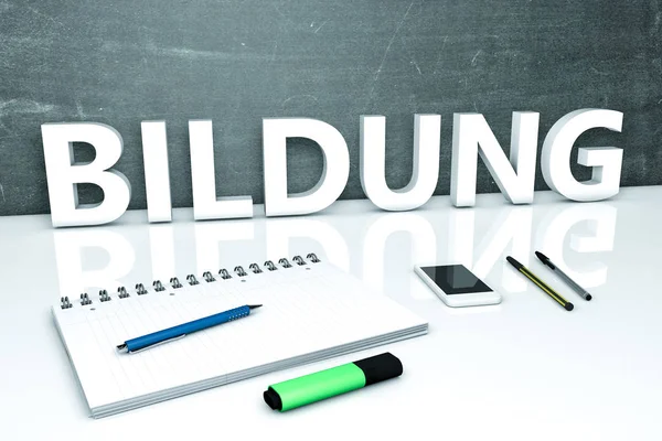 Bildung metin kavramı — Stok fotoğraf