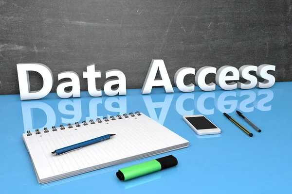 Concetto di testo Accesso dati — Foto Stock