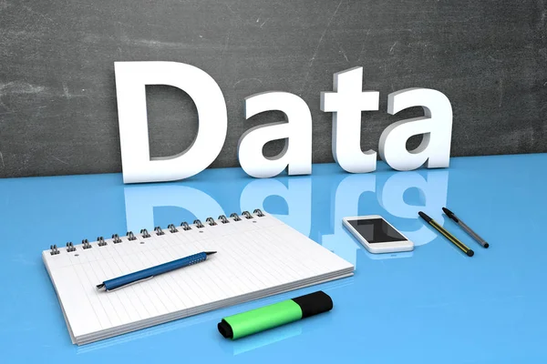 Data text concept — Stock Photo, Image