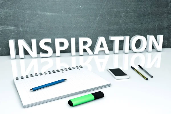 Inspiration Textkonzept — Stockfoto