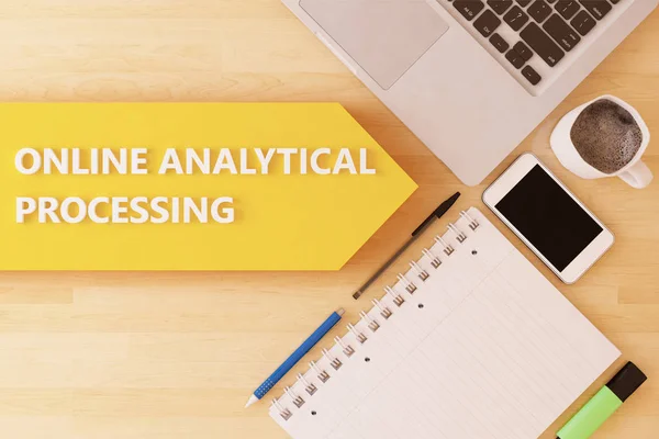 Online Analytical Processing tekstu koncepcji — Zdjęcie stockowe