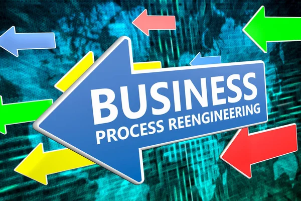 Business Process Reengineering text concept — Stock Photo, Image