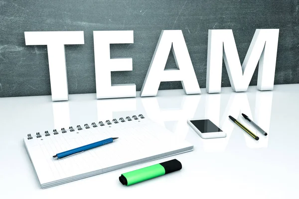 Team text concept — Stock Photo, Image