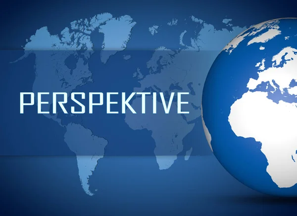 Perspektive text concept — Stock Photo, Image