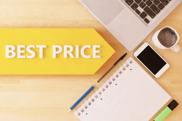 Best Price text concept — Stock Photo, Image