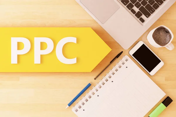 Concepto de texto Pay per Click —  Fotos de Stock