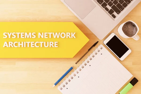 Systems Network Architecture textu koncepce — Stock fotografie