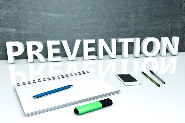 Prevention text concept — Stock Photo, Image
