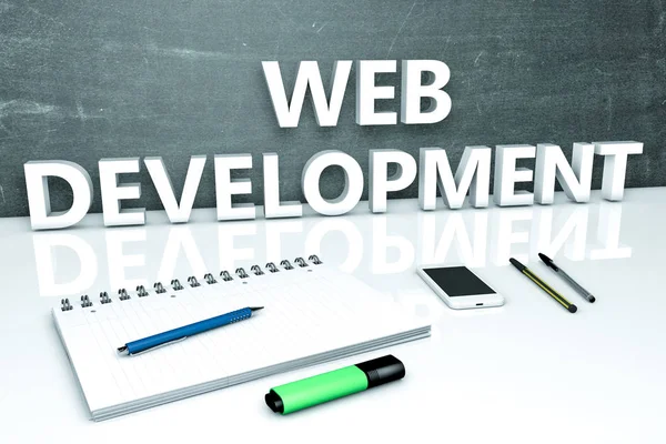 Web Development text concept — Stock Photo, Image