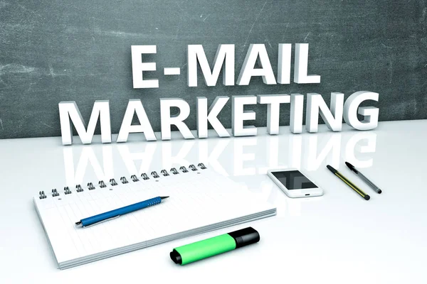 E-Mail Marketing textu koncepce — Stock fotografie
