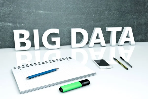 Big Data text concept — Stock Photo, Image