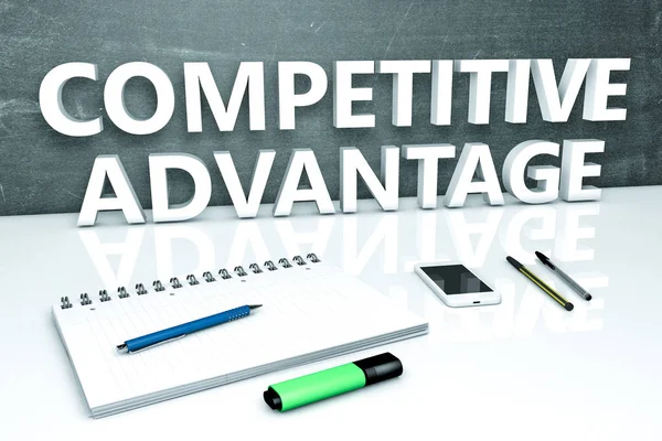 Competitive Advantage text concept — Stock Photo, Image