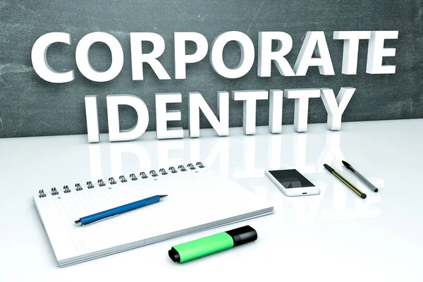 Corporate Identity text concept — Stock Photo, Image