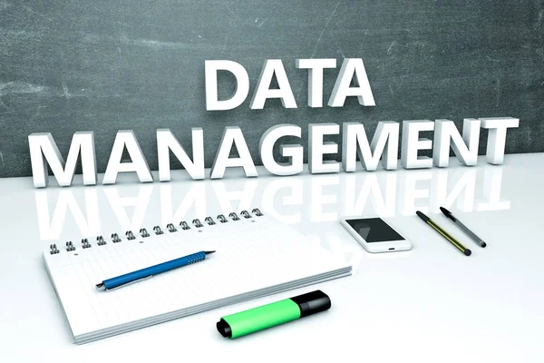 Data Management text koncept — Stockfoto