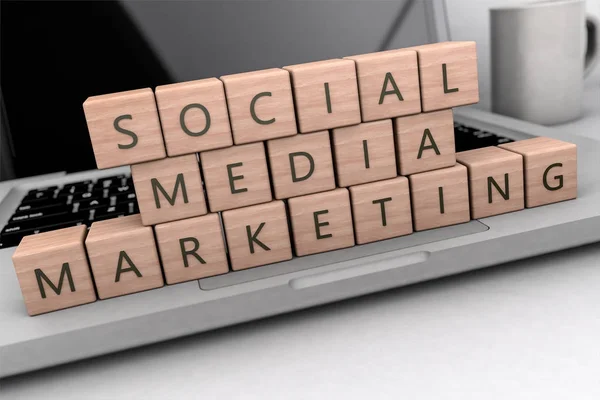 Marketing sui social media — Foto Stock