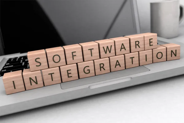 Software Integration text koncept — Stockfoto