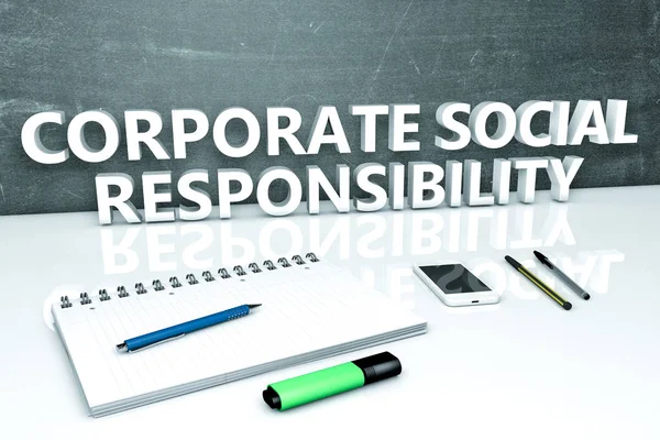 Şirket sosyal sorumluluğu — Stok fotoğraf