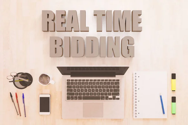 Real Time Bidding — Stock Photo, Image