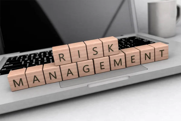 Concepto de texto Gestión de riesgos — Foto de Stock
