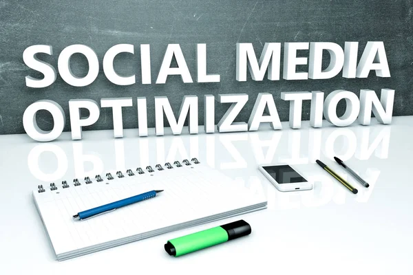 Social media optimalisatie — Stockfoto