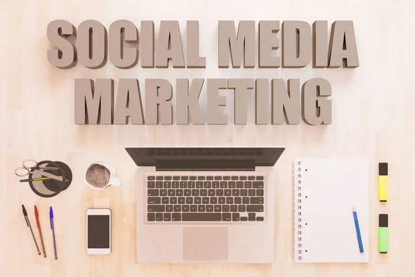 Marketing en redes sociales — Foto de Stock