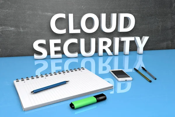 Concepto de texto Cloud Security — Foto de Stock