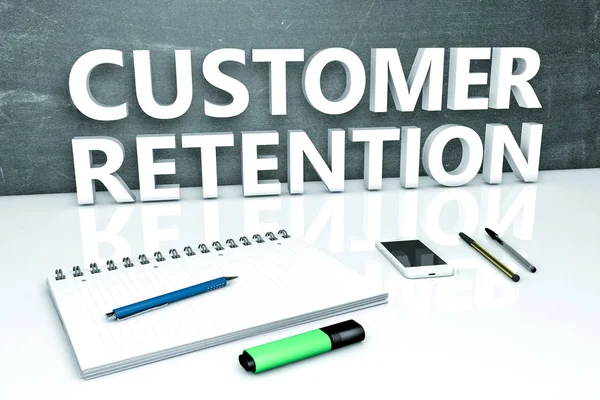 Customer Retention text concept — Stock Photo, Image
