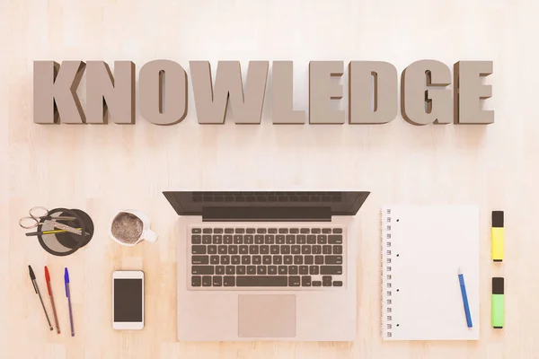 Knowledge text concept — Stock Photo, Image