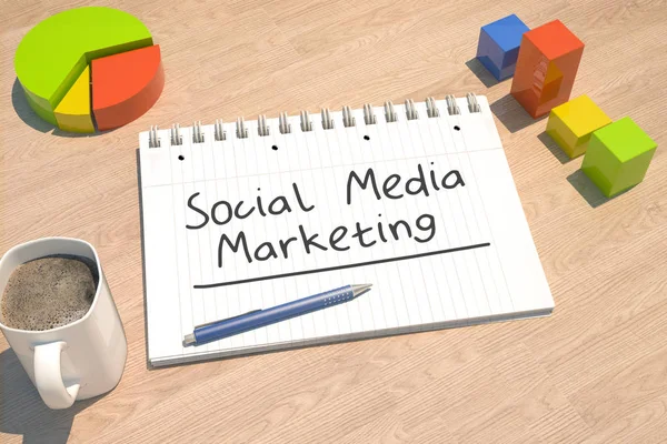 Marketing sui social media — Foto Stock