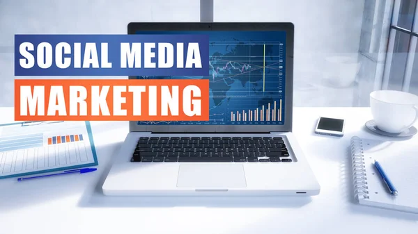 Marketing sui social media — Foto Stock