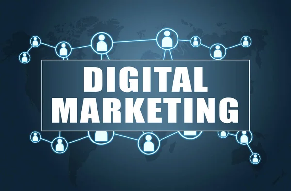 Digitales Marketing — Stockfoto