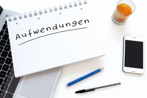 Aufwendungen — Stok fotoğraf