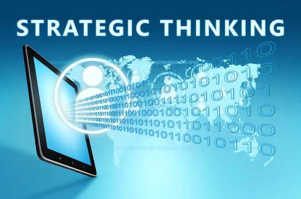 Pensamiento estratégico — Foto de Stock