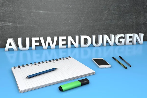 Aufwendungen — Stock Photo, Image