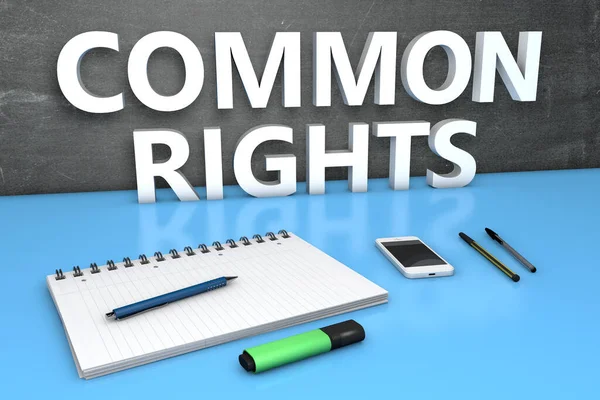 Gemeenschappelijke rechten — Stockfoto