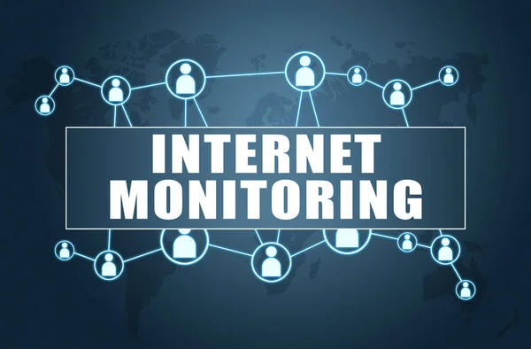 Monitoring Internetu — Zdjęcie stockowe