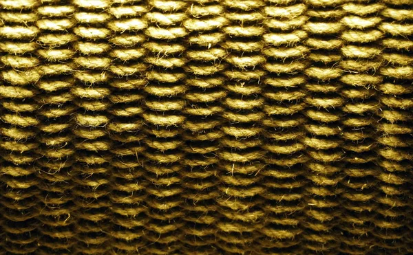 Wicker Wall Rope hair Yellow natural — Stock Photo, Image