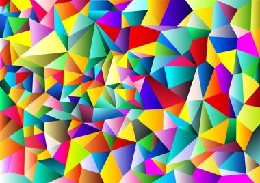 Geometrik arka renk tam. Vektör çizim.