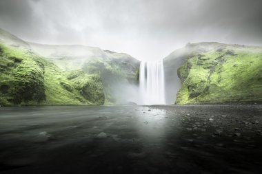 skogafoss şelale, İzlanda