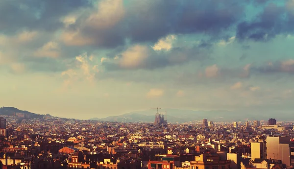 Barcelona al atardecer, España —  Fotos de Stock