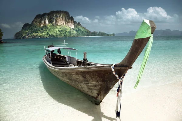 Küçük ada Tayland tekne Stok Resim