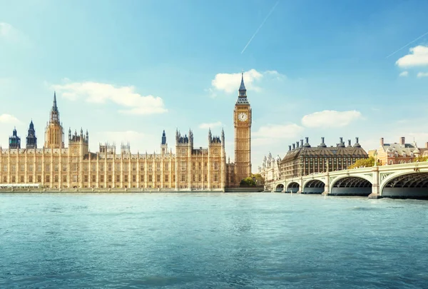 큰 벤 과 의회의 집 , london, uk — 스톡 사진