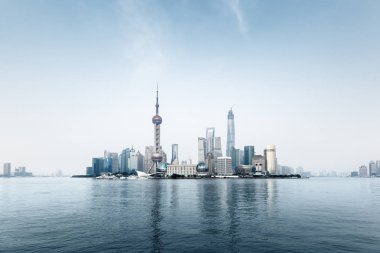 sis günbatımı zamanı, Shanghai, Çin