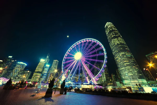 Колесо обозрения, Гонконг — стоковое фото