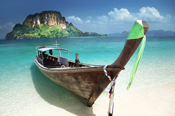 Küçük ada Tayland tekne Telifsiz Stok Imajlar